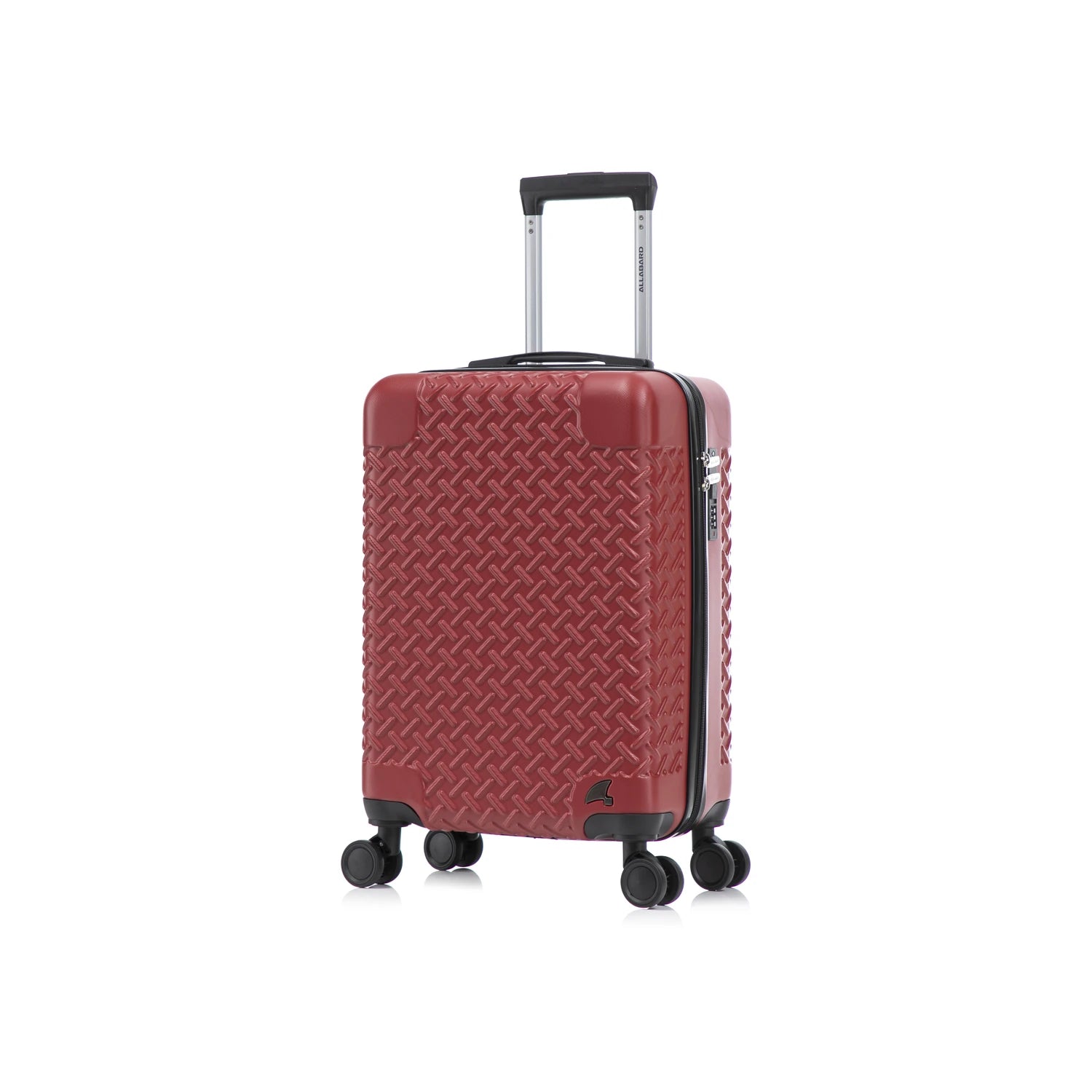 Mala de Bordo 8kg Cargo 18" Vermelho Vinho/Wine Red - Casco ABS Premium com Rodas Removíveis | Allabard