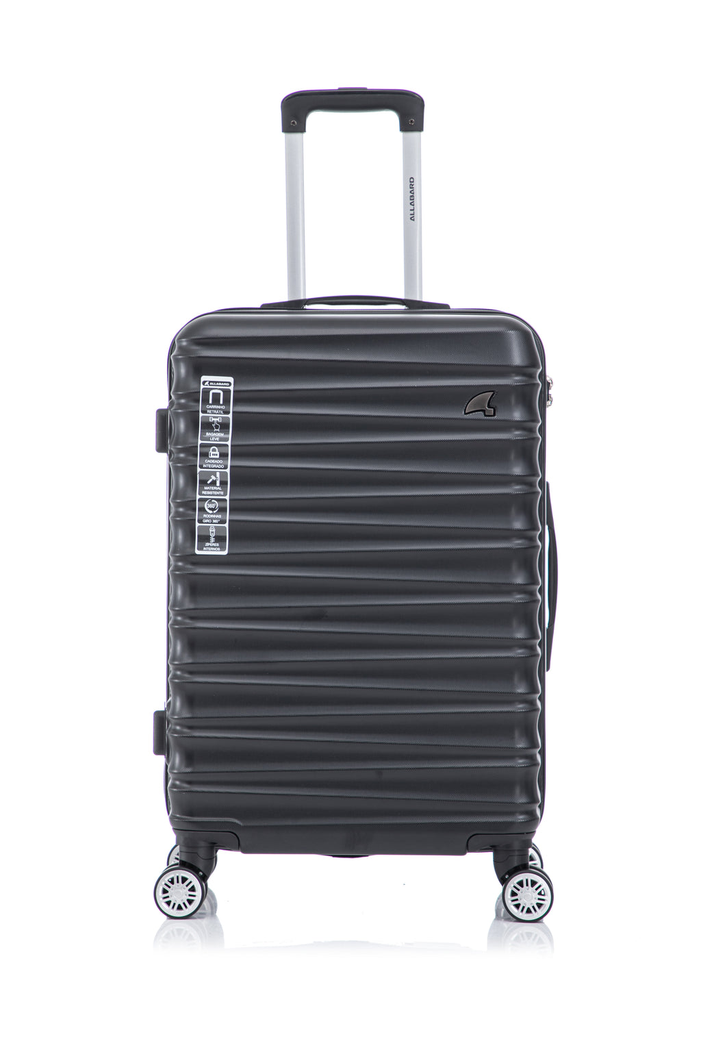 Mala de Viagem 32kg Pisa Preto/Black - Casco ABS Premium