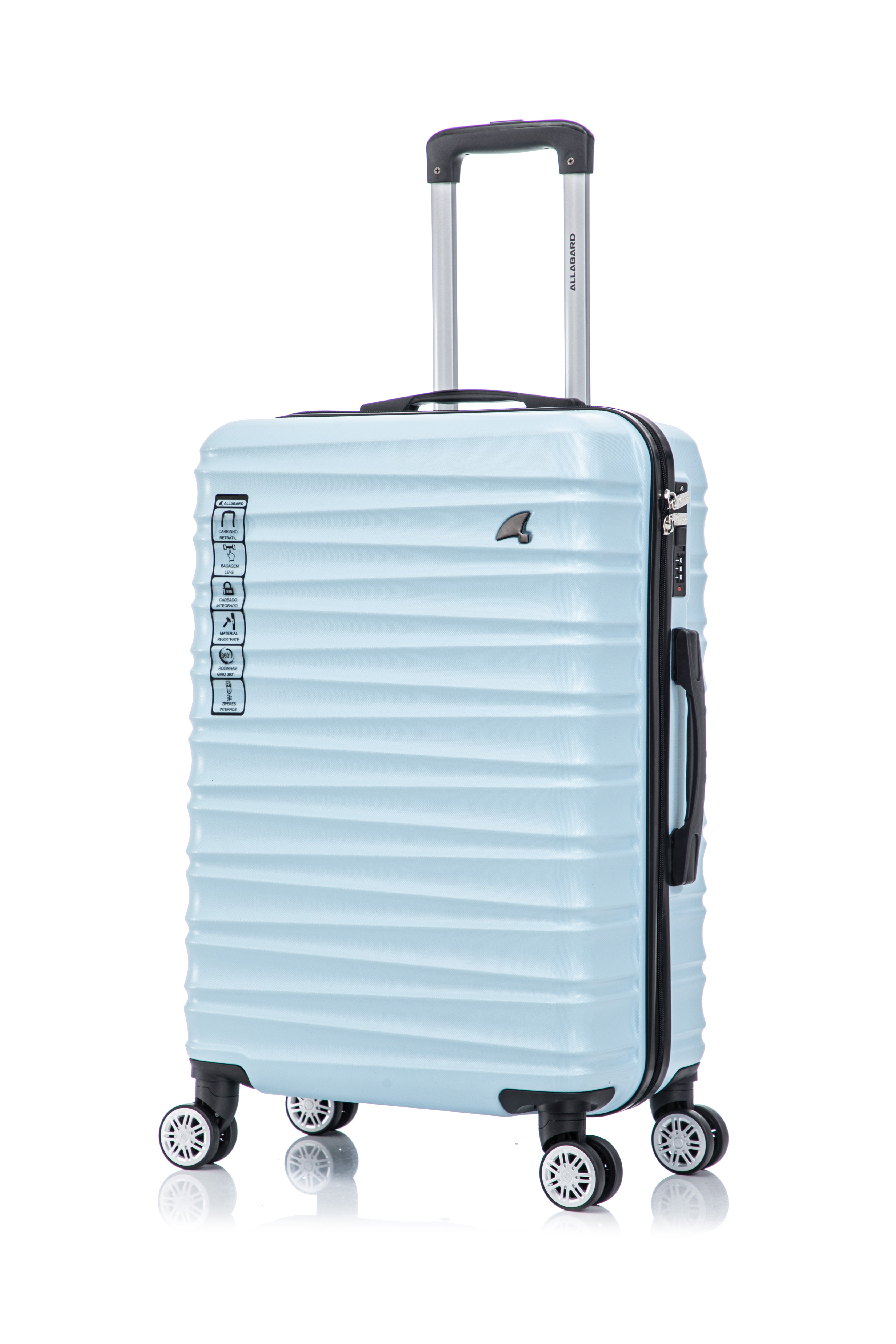Mala de Viagem 32kg Pisa Azul/Blue - Casco ABS Premium