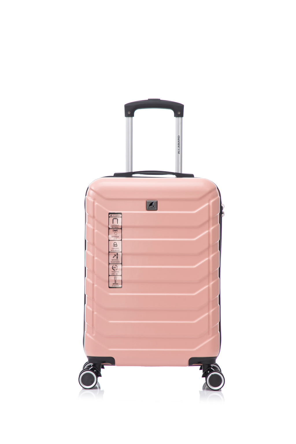 Mala de Bordo 8kg P015 Rosa/Rose - Casco ABS Premium
