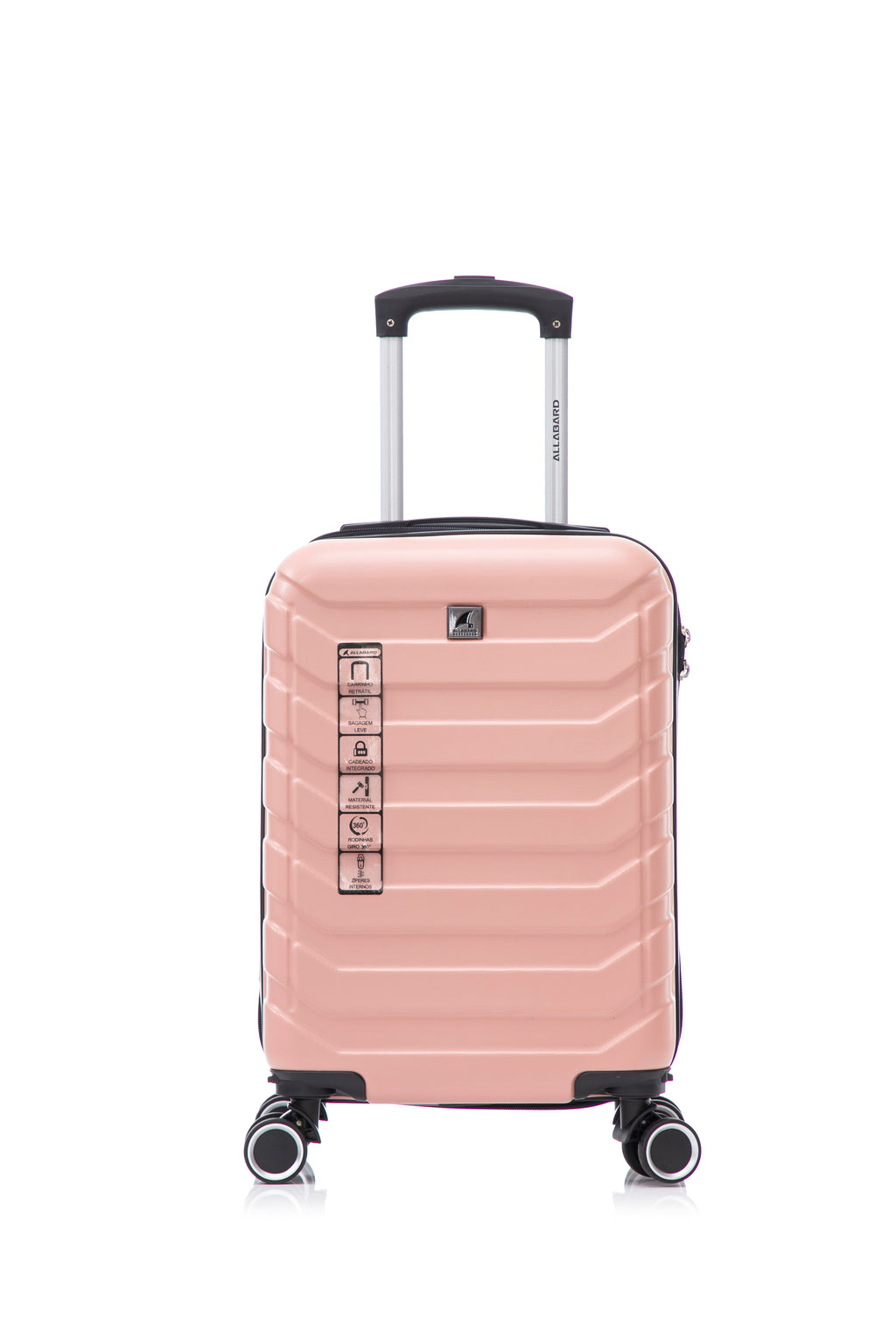 Mala de Bordo 10kg P015 Rosa/Rose - Casco ABS Premium