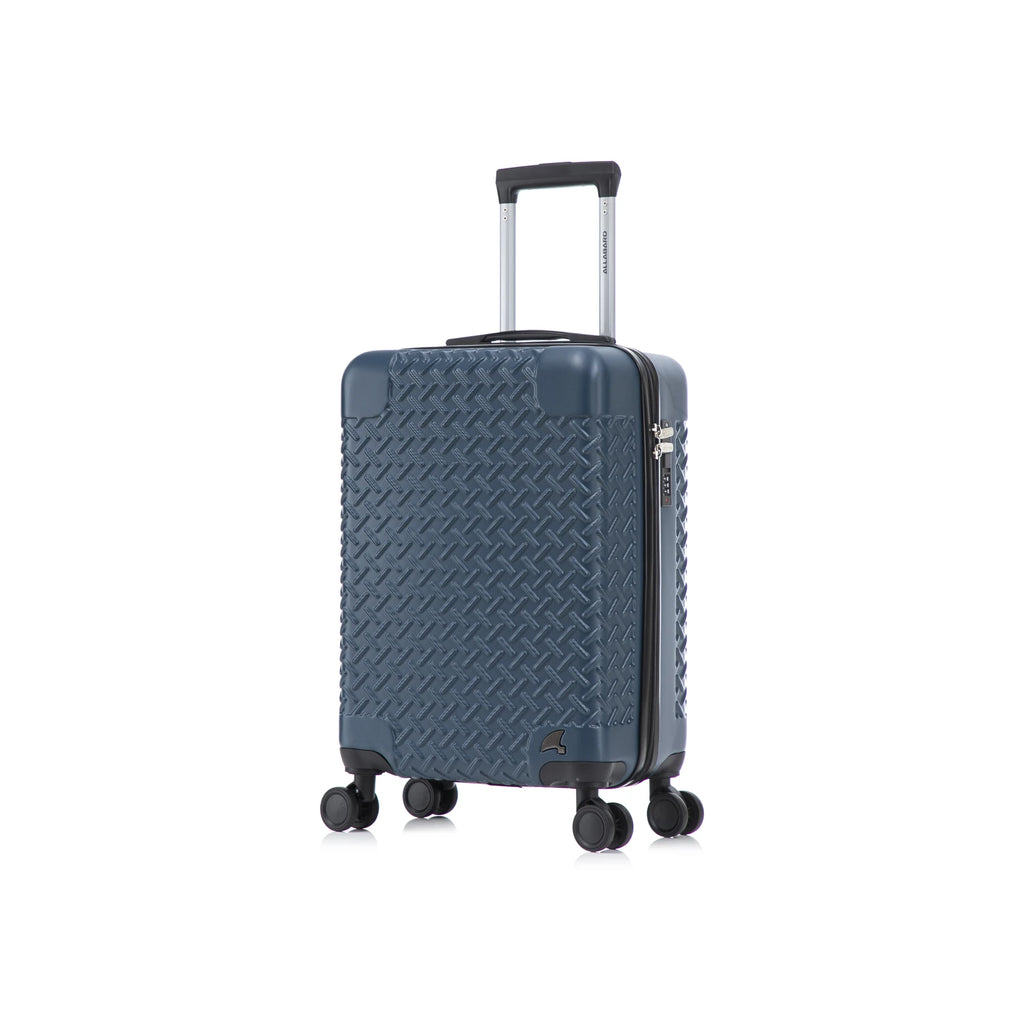 Mala de Bordo 8kg Cargo 18" Naval/Navy - Casco ABS Premium com Rodas Removíveis | Allabard
